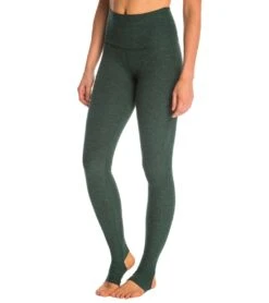 Beyond Yoga Spacedye High Waist Stirrup Yoga Leggings Steel-Vine