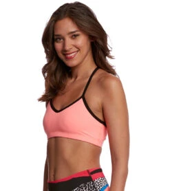 Beyond Yoga Converging Straps Yoga Sports Bra -Everyday Yoga 1741531906083 coralreef 2a