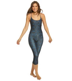 Onzie Yoga & Dance Long Leotard -Everyday Yoga 1741546324003 navypython 1a