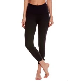 Beyond Yoga Kate Spade Cinched Side Bow High Waisted Yoga Capris Jet Black -Everyday Yoga 1741553270819 jetblack