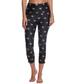 Beyond Yoga Kate Spade High Waisted Side Bow Yoga Capris