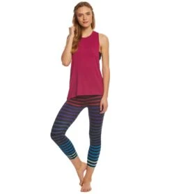 Beyond Yoga Lux Print Yoga Capris -Everyday Yoga 1741570474019 stripedjolie 4a