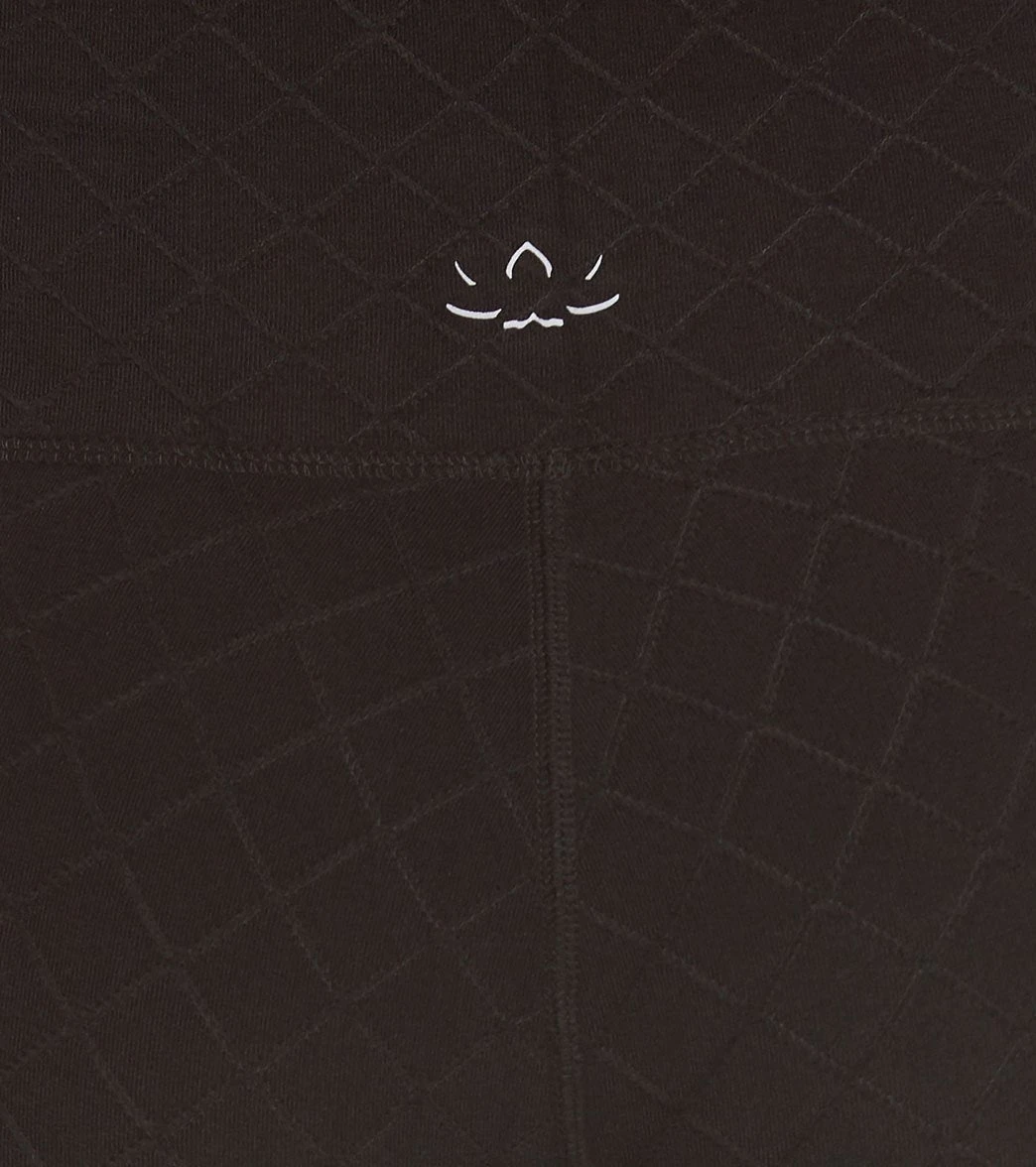 Beyond Yoga Can't Quilt Yoga High Waisted Yoga Leggings Jet Black 6 Beyond Yoga Can't Quilt Yoga High Waisted Yoga Leggings Jet Black - Image 4