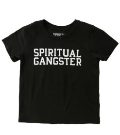 Spiritual Gangster Toddler SG Varsity Yoga Tee -Everyday Yoga 1741572997155 black 1a