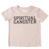 Spiritual Gangster Toddler SG Varsity Yoga Tee Blush