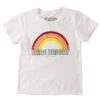 Spiritual Gangster Toddler Girls Retro Rainbow Tee -Everyday Yoga 1741574144035 2t