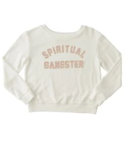 Spiritual Gangster Toddler Girls SG Collegiate Arch Savasana Pullover