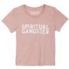 Spiritual Gangster Toddler Girls SG Varsity Tee Pink