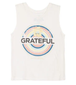 Spiritual Gangster Kids Girls Grateful Muscle Tank