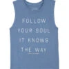 Spiritual Gangster Kids Girls Follow Soul Muscle Tank -Everyday Yoga 1741600981027 blue 1a