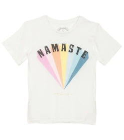 Spiritual Gangster Kids Girls Namaste Rainbow Tee