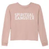 Spiritual Gangster Kids Girls SG Varsity Crop Yoga Sweatshirt Pink 2 Spiritual Gangster Kids Girls SG Varsity Crop Yoga Sweatshirt Pink -Everyday Yoga 1741605240867 pink