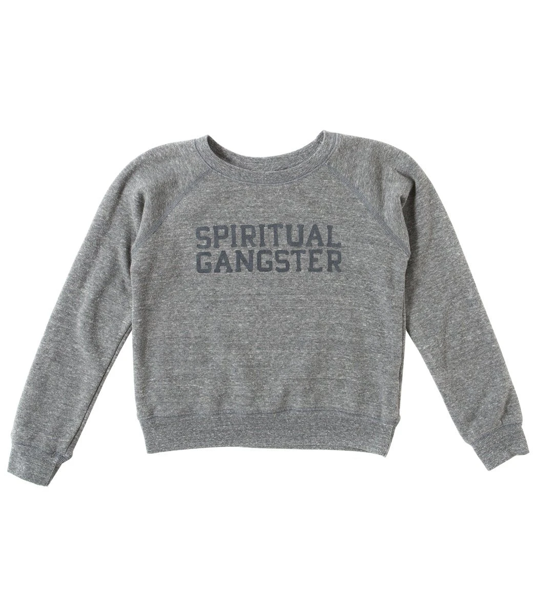 Spiritual Gangster Kids Varsity BF Yoga Sweatshirt 5 Spiritual Gangster Kids Varsity BF Yoga Sweatshirt - Image 3