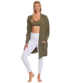 Beyond Yoga Easy Rider Origami Cardigan -Everyday Yoga 1741632733219 aviatorgreen 4a