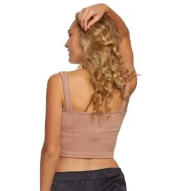 Free People Solid Rib Brami Yoga Crop Top Nude -Everyday Yoga 1741685162019 nude 3a
