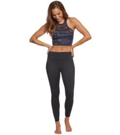 Marika High Waist Solid Tek Fleece Yoga Leggings Black -Everyday Yoga 1741704429603 black 4a