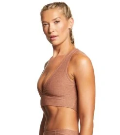 Varley Brooks Yoga Crop Top Rust