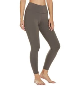 PrAna Transform High Waisted 7/8 Yoga Leggings Granite