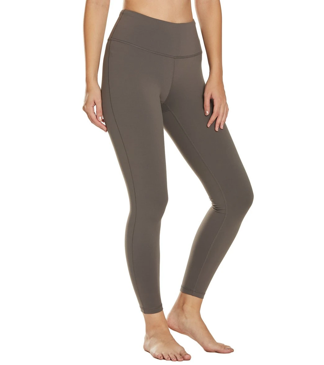 PrAna Transform High Waisted 7/8 Yoga Leggings Granite 2 PrAna Transform High Waisted 7/8 Yoga Leggings Granite