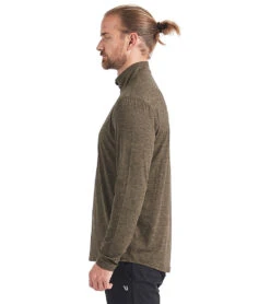 Vuori Men's Ease Performance Yoga 1/2 Zip -Everyday Yoga 1741818003491 evergreenheather 2a