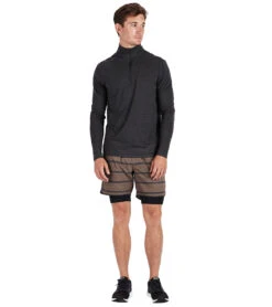 Vuori Men's Ease Performance Yoga 1/2 Zip Charcoal Heather -Everyday Yoga 1741818232867 charcoalheather 4a 1