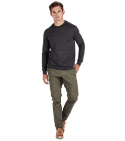 Vuori Men's Ponto Performance Yoga Pullover Charcoal Heather -Everyday Yoga 1741818855459 charcoalheather 4a