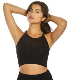 Free People Movement Gone Adrift Seamless Yoga Crop Top