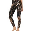 Beyond Yoga Lost Your Marbles High Waisted 7/8 Yoga Leggings Black/Shiny Rose Gold Marble -Everyday Yoga 1741851787299 blackshinyrosegoldmarble 2a