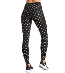 DYI Printed Signature Yoga Leggings -Everyday Yoga 1741891371043 goldhearts 2a