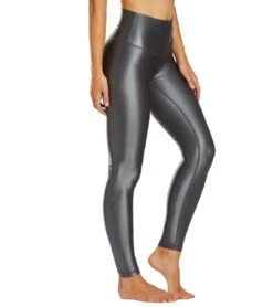 DYI High Waisted Shine Signature Yoga Leggings Nightfall