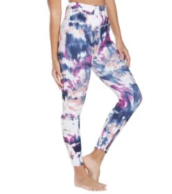 Marika High Waisted Printed Yoga Capris -Everyday Yoga 1744868474915 magentalustikattiedye 2a
