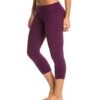 Beyond Yoga Essential Gathered Yoga Capris Imperial Violet -Everyday Yoga 1745877270563 imperialviolet 2a