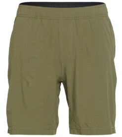 PrAna Men's Heiro 8" Inseam Yoga Shorts -Everyday Yoga 1768208465955 ryegreen