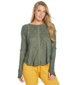 Free People Movement Lay Up Long Sleeve Army 11 Free People Movement Lay Up Long Sleeve Army -Everyday Yoga 1776307208227 army