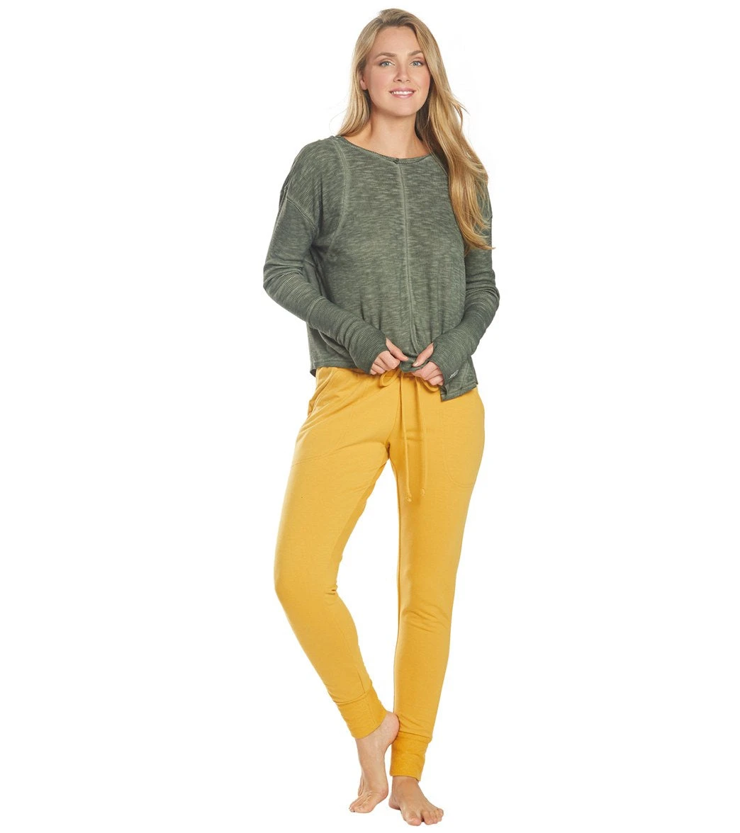 Free People Movement Lay Up Long Sleeve Army 5 Free People Movement Lay Up Long Sleeve Army - Image 3