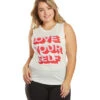 Spiritual Gangster Love Yourself Muscle Tank -Everyday Yoga 1797999427619 stone 1a