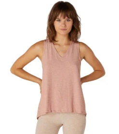 Beyond Yoga All About It Split Back Yoga Tank Tinted Rose/Pink Quartz 9 Beyond Yoga All About It Split Back Yoga Tank Tinted Rose/Pink Quartz -Everyday Yoga 1895770423331 tintedrosepinkquartz