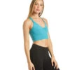 Free People Movement Good Karma Crop Yoga Top Turquoise -Everyday Yoga 4327182729259 turquoise 2a