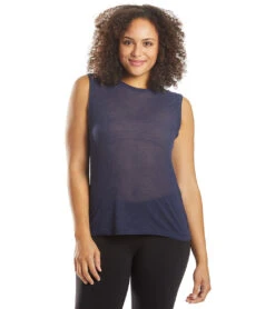 Free People Om Yoga Tank 40 Free People Om Yoga Tank -Everyday Yoga 4327287750699 navy 1a