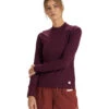 Vuori Lux Performance Yoga Long Sleeve -Everyday Yoga 4345671680043 ceriseheather 1a