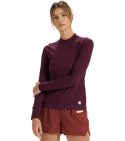 Vuori Lux Performance Yoga Long Sleeve -Everyday Yoga 4345671680043 ceriseheather