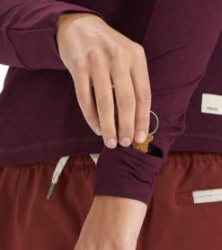 Vuori Lux Performance Yoga Long Sleeve -Everyday Yoga 4345671680043 ceriseheather 5a