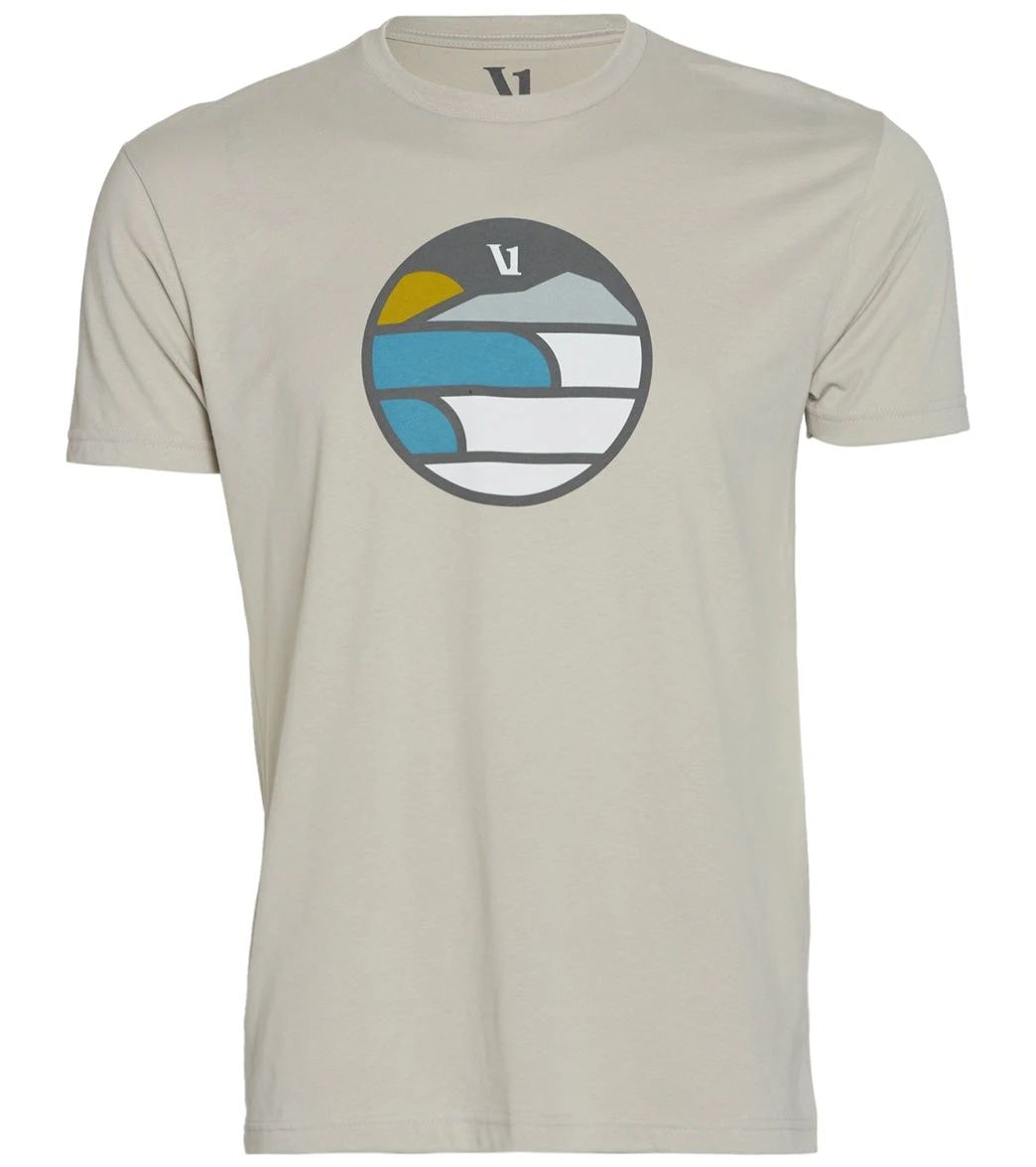 Vuori Men's Waves Mountain Sun Yoga Tee 3 Vuori Men's Waves Mountain Sun Yoga Tee