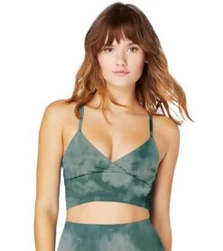 Beyond Yoga Lux Criss-Cross Cropped Yoga Tank -Everyday Yoga 4352729415723 meadowsagesmoke