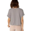Beyond Yoga Never Been Boxy Cropped Yoga Tee Latte Heather -Everyday Yoga 4352846037035 latteheather 2a