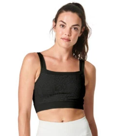 NUX Snake Fundamentals Yoga Sports Bra Black