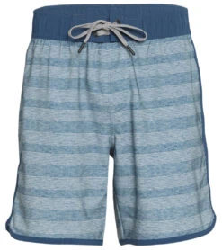 PrAna Men's Ground Speed 7.5" Inseam Yoga Shorts Storm Cloud Rower -Everyday Yoga 4356053106731 stormcloudrower