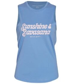 Spiritual Gangster Sunshine Muscle Yoga Tank