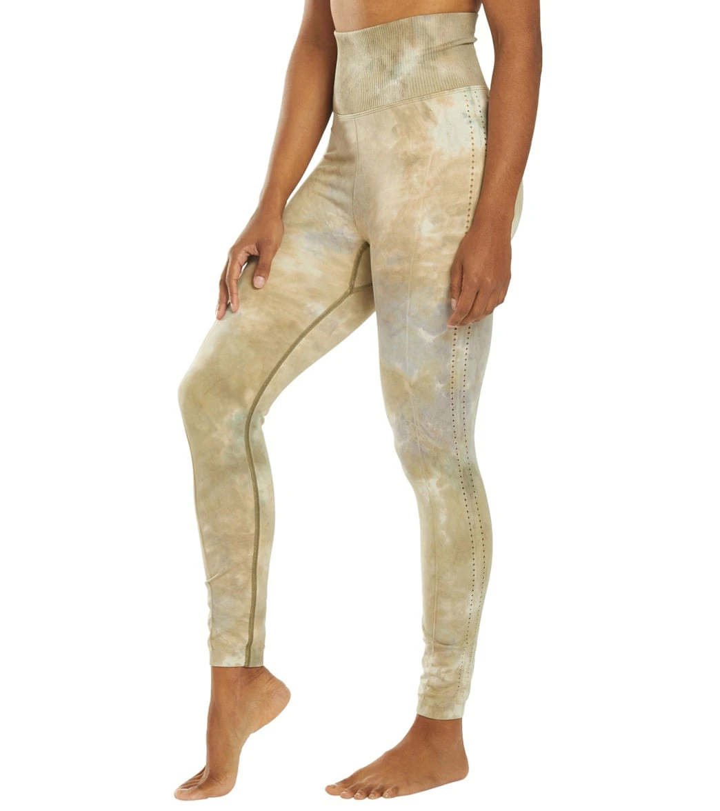 Free People Prisma Yoga Leggings Green Combo 6 Free People Prisma Yoga Leggings Green Combo - Image 4