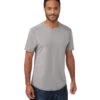 Manduka Men's Pro Tech Short Sleeve Tee -Everyday Yoga 4372735524907 silverfiligree 1a